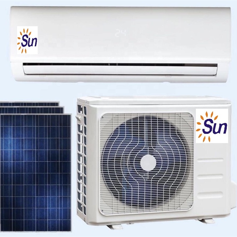  12000BTU Solar Air Conditioner System Solar Power Air Conditioner Unit Factory