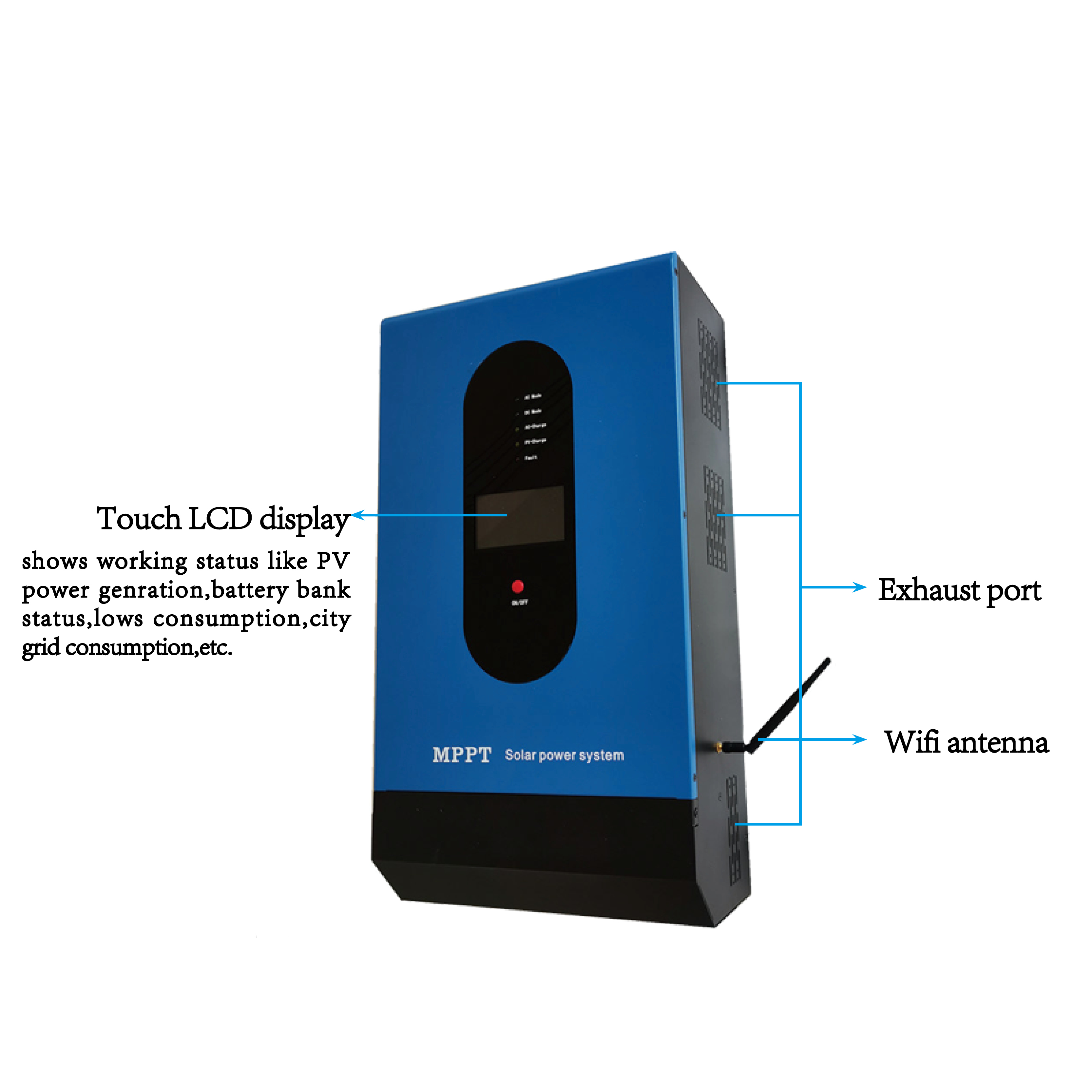 4kw Low Frequency Solar Inverter With Wifi Monitoring
