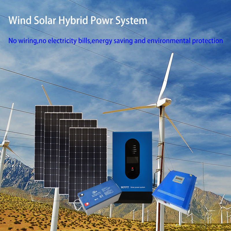 5000w Wind And Solar Hybrid System