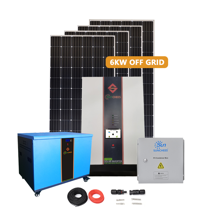 6000w Solar Panel Kit Power Generator Home
