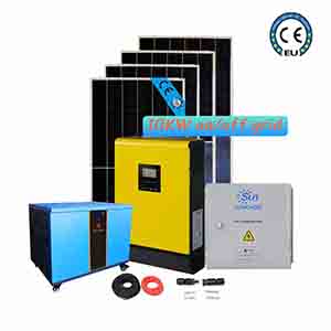 Solar Energy Systems 10Kw Home ON/OFF Grid Solar System With Batteries