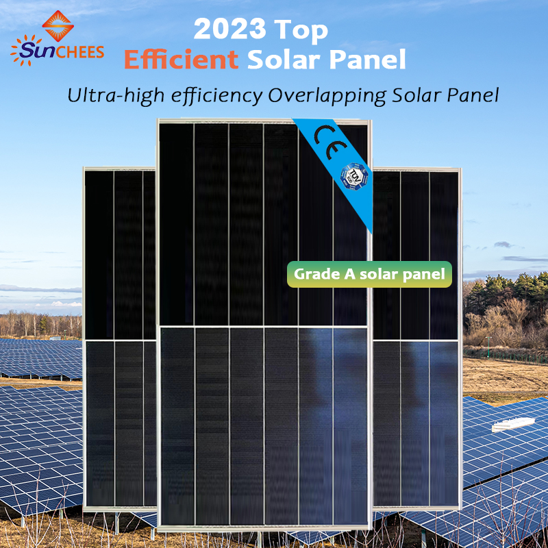 550w All Black Roof Solar Panel Tile Solar Module Solar Power Panels