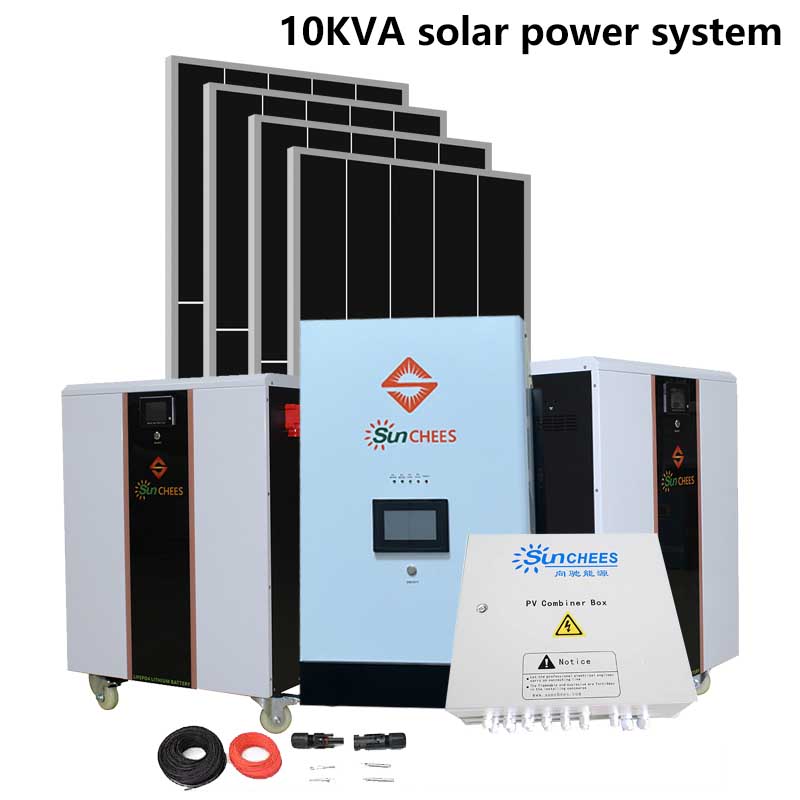 China 10kva Complete Set Solar Panel Power System Supplier