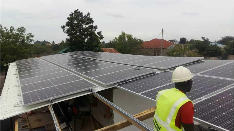 70KW solar power system project in Tanzania