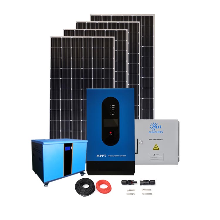 how to install solar power system with lithium battery
