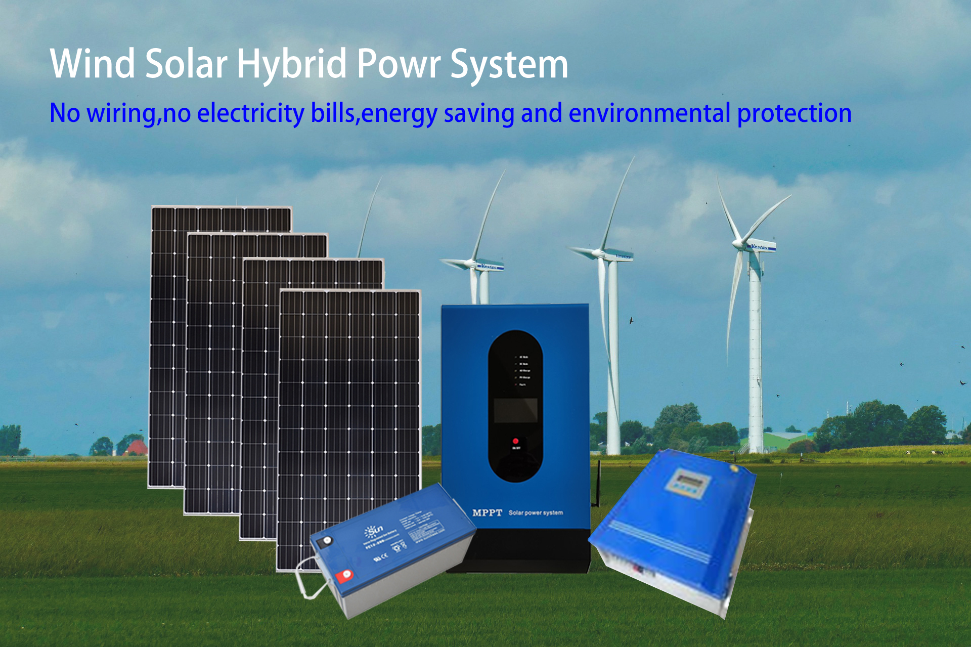 Hybrid Solar System Solar System Hybrid Home Use Complete Hybrid Solar System Solution