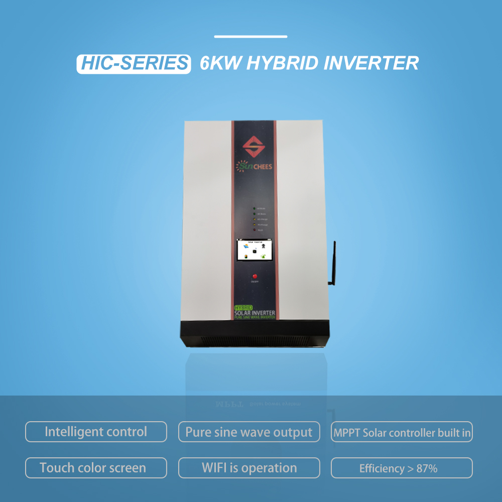 6kw Intelligent Color Screen Inverter With WiFi