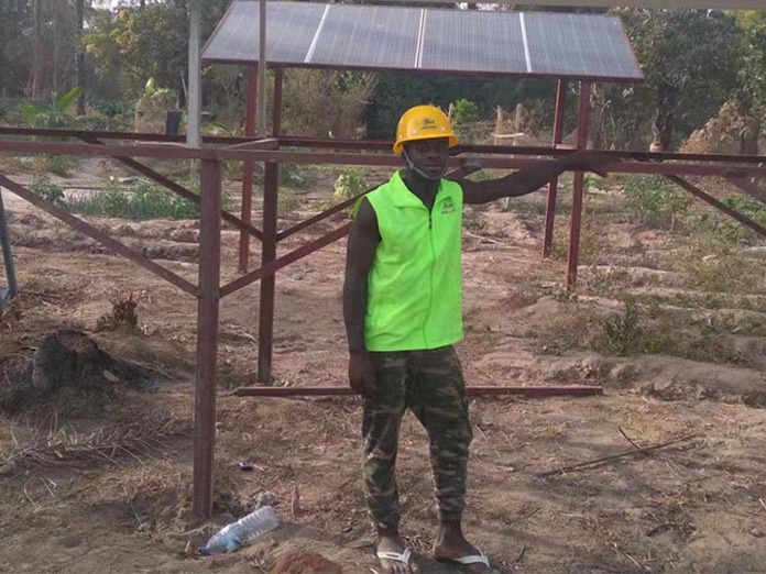 SUNCHEES 5KW solar power system install project in Guinea Bissau