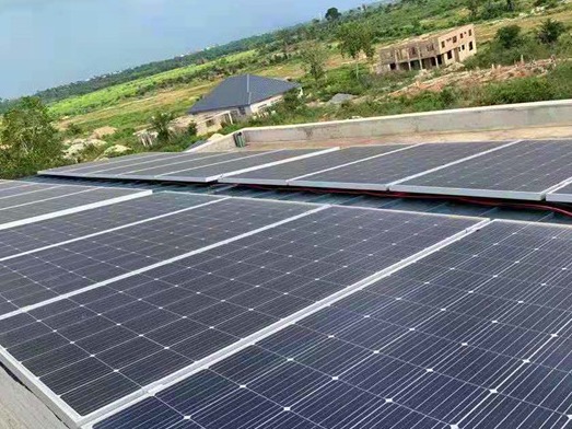 40KW solar power plant in Ghana