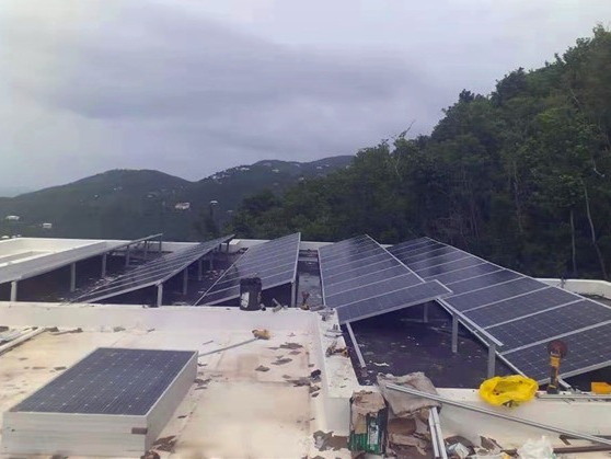 30KW solar power plant in American Samoa