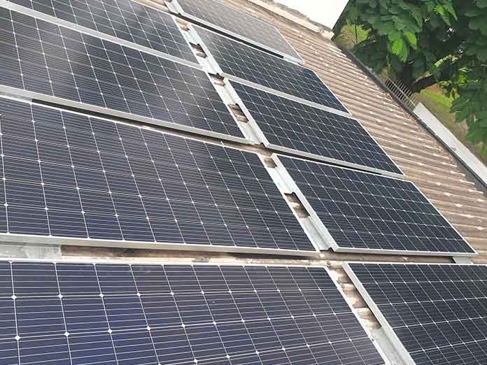 2 set 6KW solar power system from Fiji customer