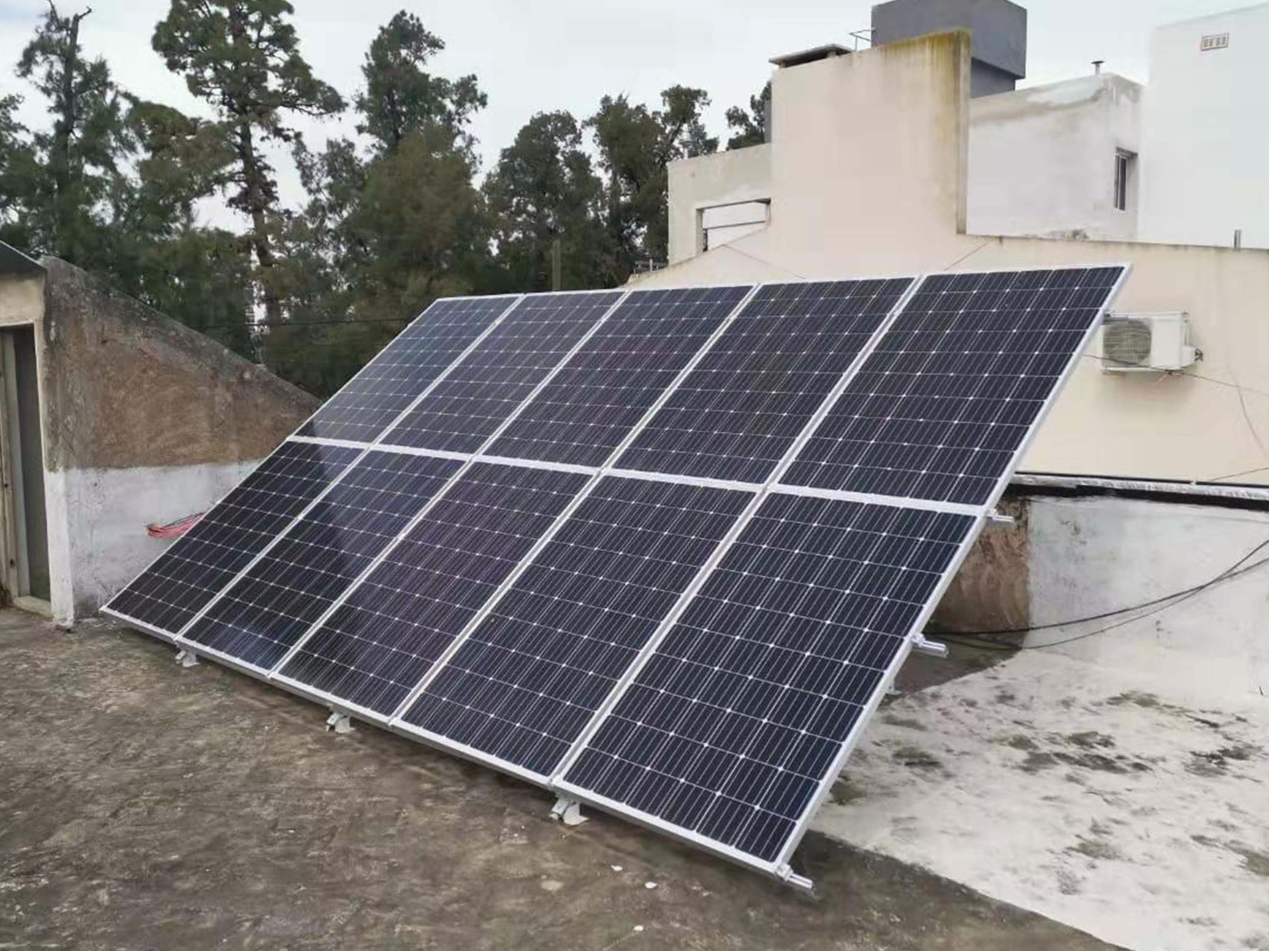2sets 5kw solar power system to Argentina