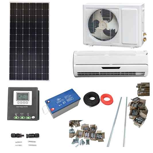 solar air conditioner system installation video
