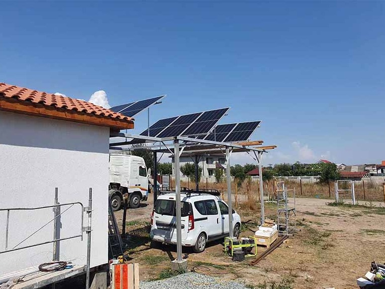 10KW solar power system project in Romania