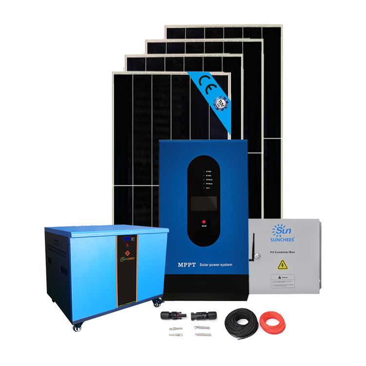5kw Solar Power System With Lithium Battery Factory
