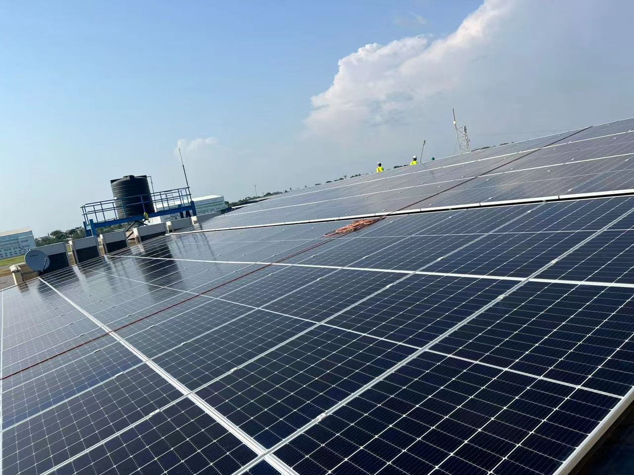Belize Cayes off-grid solar setup — replace with real photo from media library