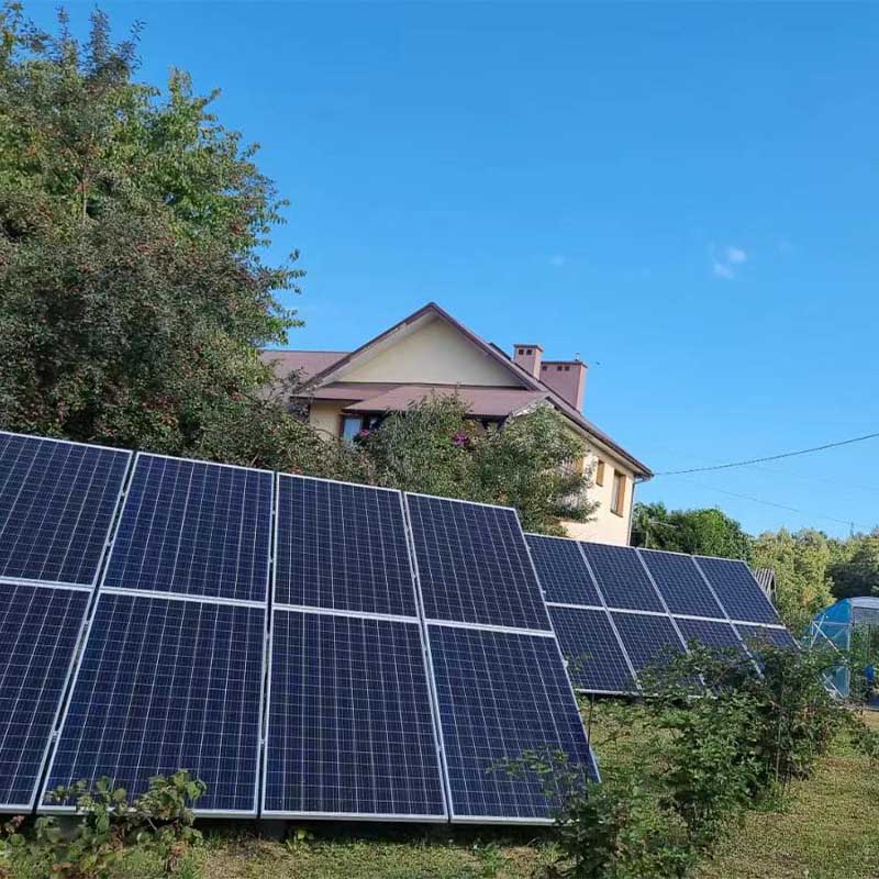 Complete Solar Energy System Home 6kw Off Grid Hybrid Solar Panel Power Pv System