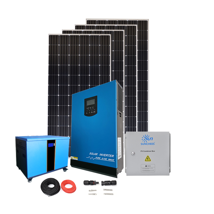 10KW solar power system installation video