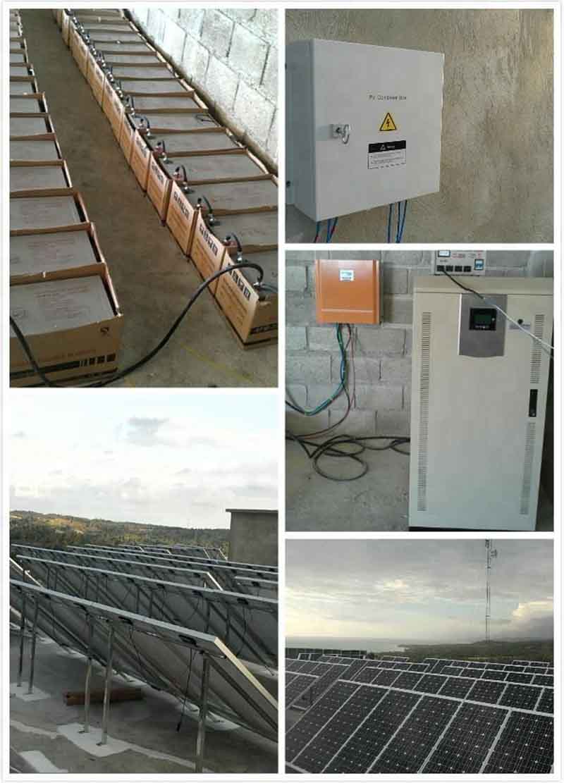 50Kw Solar Panel Project feedback diagram