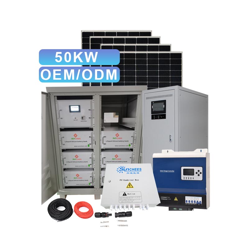 50kw Customized Complete Hybrid off/on Grid Power Energy System