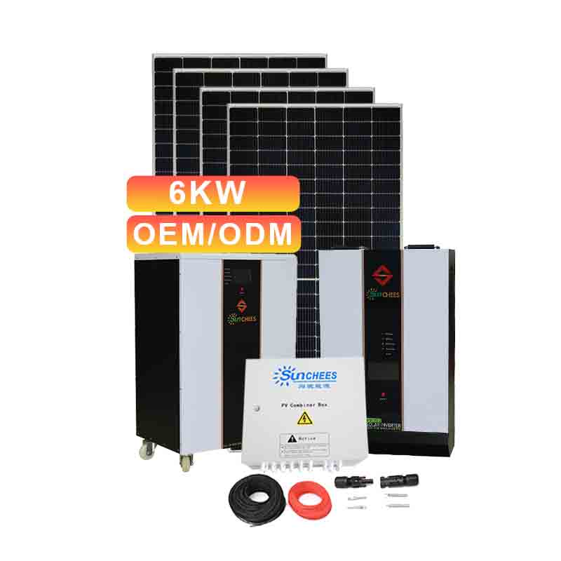 6000 Watt Solar Panel Kit 6kw Solar Energy Systems For Home Use