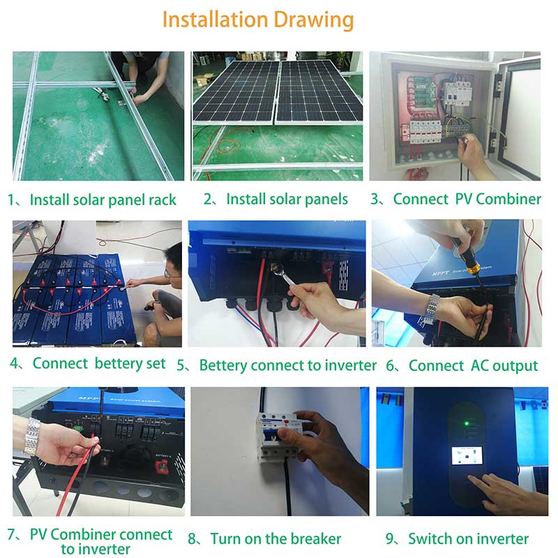 Solar Power Battery Generator