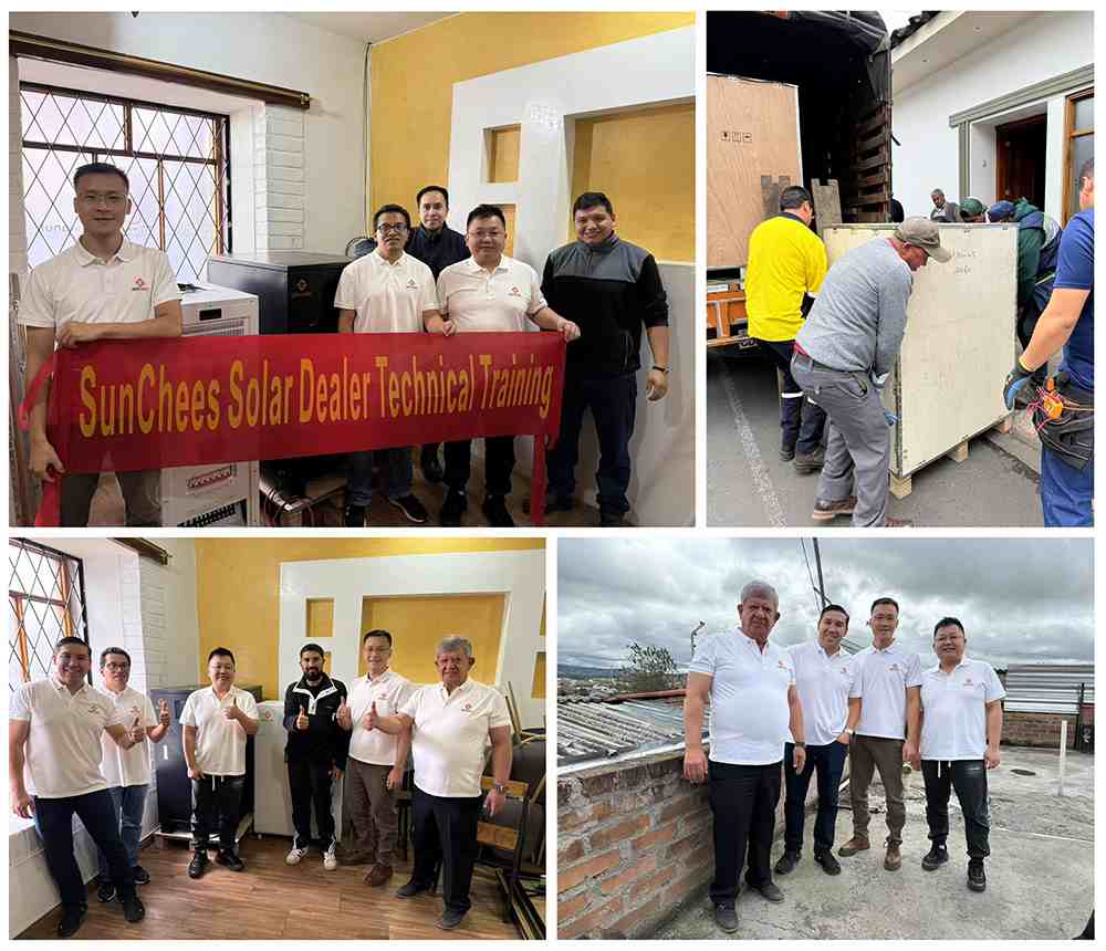 sunchees solar team in jamaica