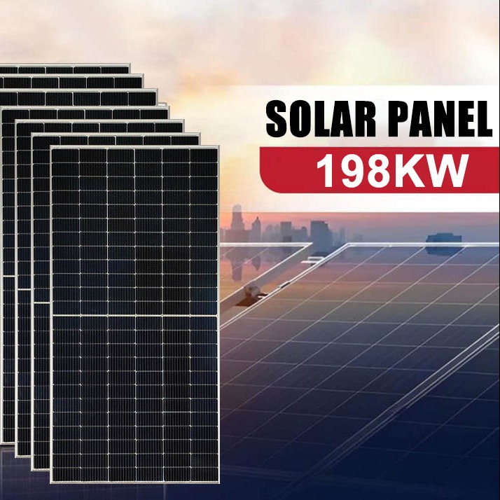200kW Solar Panel Array | 600W Monocrystalline Panels