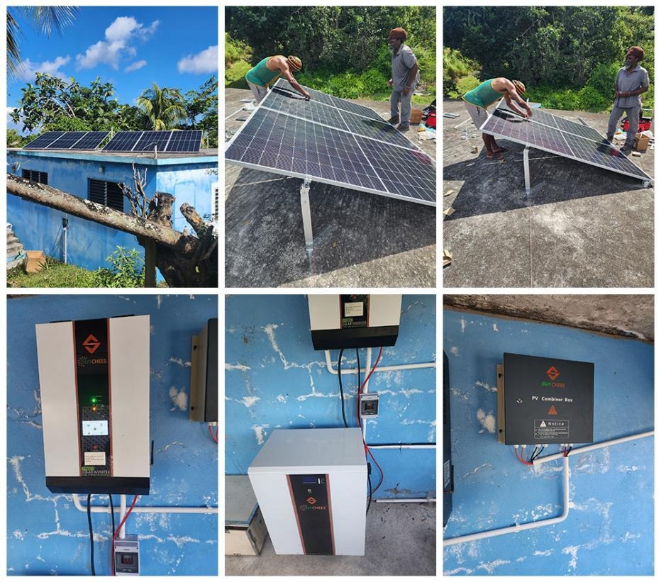 6kW Solar System in Montserrat: A Modern Concrete Home in St. Peter