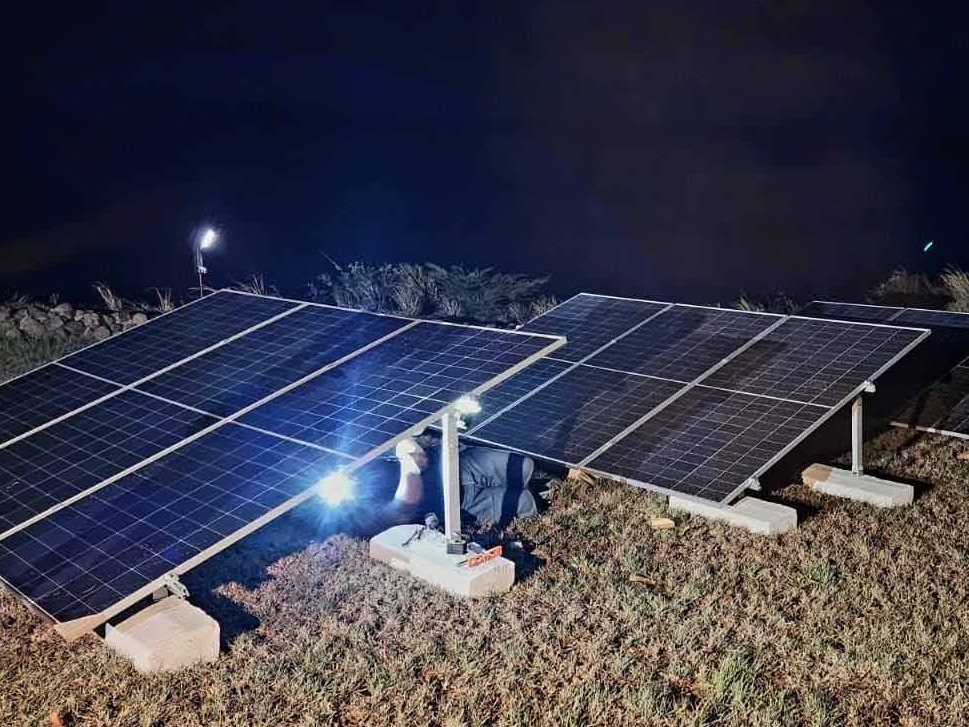 A 10kW Ground-Mount Solar and Battery System for a Five-Bedroom Home in St. Peter, Montserrat